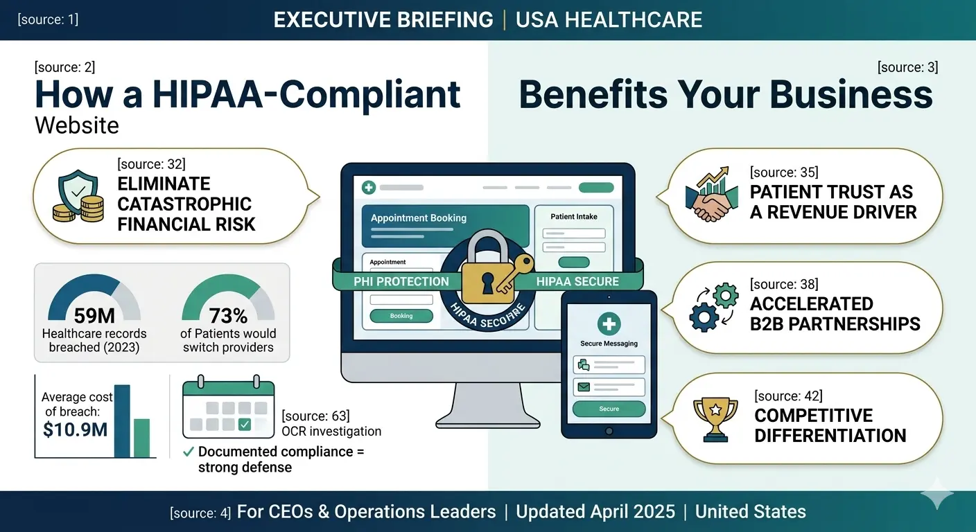 How a HIPAA-Compliant Website Benefits Your Business